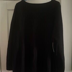 Croft & Barrow Black Crew Neck Sweater